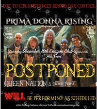 **POSTPONED** PRIMA DONNA RISING with QUEEN NATION