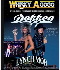 PRIMA DONNA RISING with DOKKEN  and GEORGE LYNCH