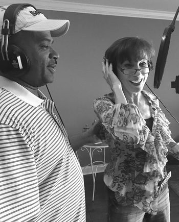 Donte and Jayne Recording Backgrounds for Big Dreams
