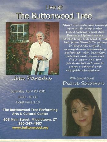 Poster of Diane Solomon and I for Buttonwood Tree
