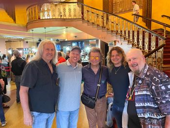 Ronnie Platt and Eric from Kansas, JP, Colin Peterik and I  (Jon Anderson and The Band Geeks show 061324)
