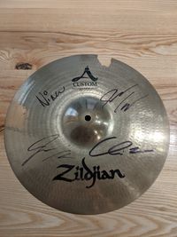 PARALLEL ETERNITY AUTOGRAPHED HI-HAT CYMBAL