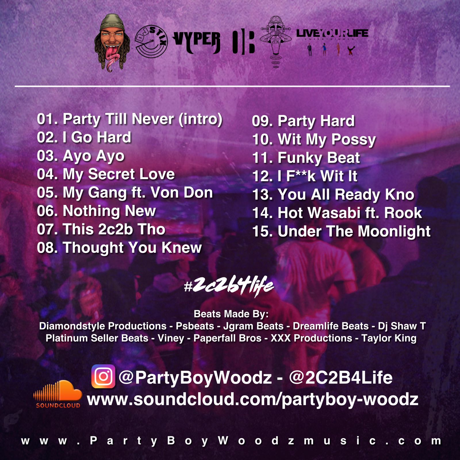 DJ STIX - PARTYBOYWOODZ