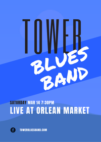 Tower Blues Band Live at Orlean Market