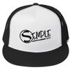 SEMPLE Band Trucker Hat (Black & White) 