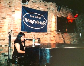 Performing at The Bitter End in NYC
