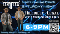 Hillbilly Legal World Premiere Party and Show