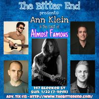 Songwriters in the Round with Ann Klein, Matt Bittner, Gerard Canonico, Jakeim Hart and Nick Connors (from Almost Famous)
