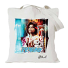 White printed shopper Signed by PP