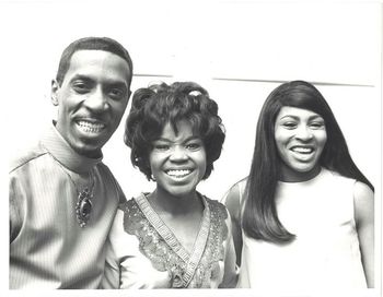 P.P. Arnold with Tina and Ike Turner
