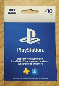 PLAYSTATION GIFT CARD