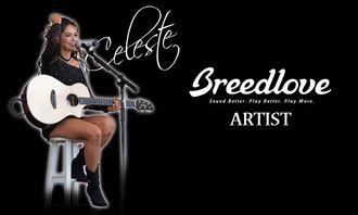 Celeste is now a Breedlove Artist!