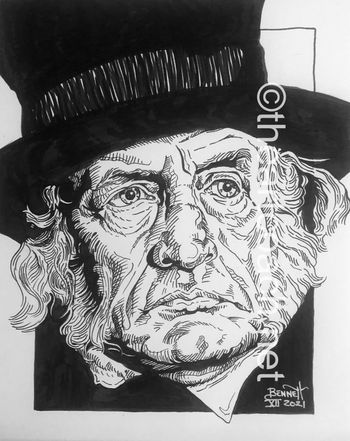 SCROOGE | Pop Series | 8" x 10" | Digital Print on 80# Paper | 2021 | $40
