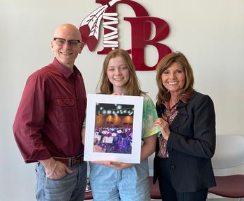 With the 2023 Congressional Art Exhibit winner and Congresswoman Diana Harshbarger. Kingsport, TN 2023
