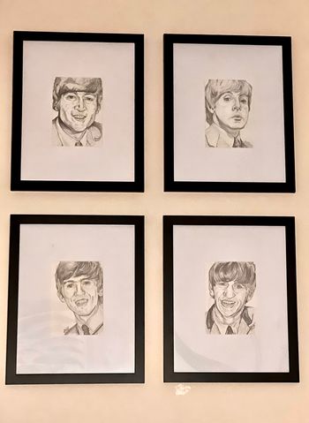 Beatles | Each 5" X 7" | Pencil on Paper |2022 | SOLD
