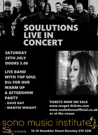SouLutions Live at Soho Music Institute Barnsley