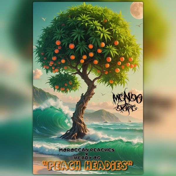 Peach Headies - 5 Collectibles - Mendo Dope Farms