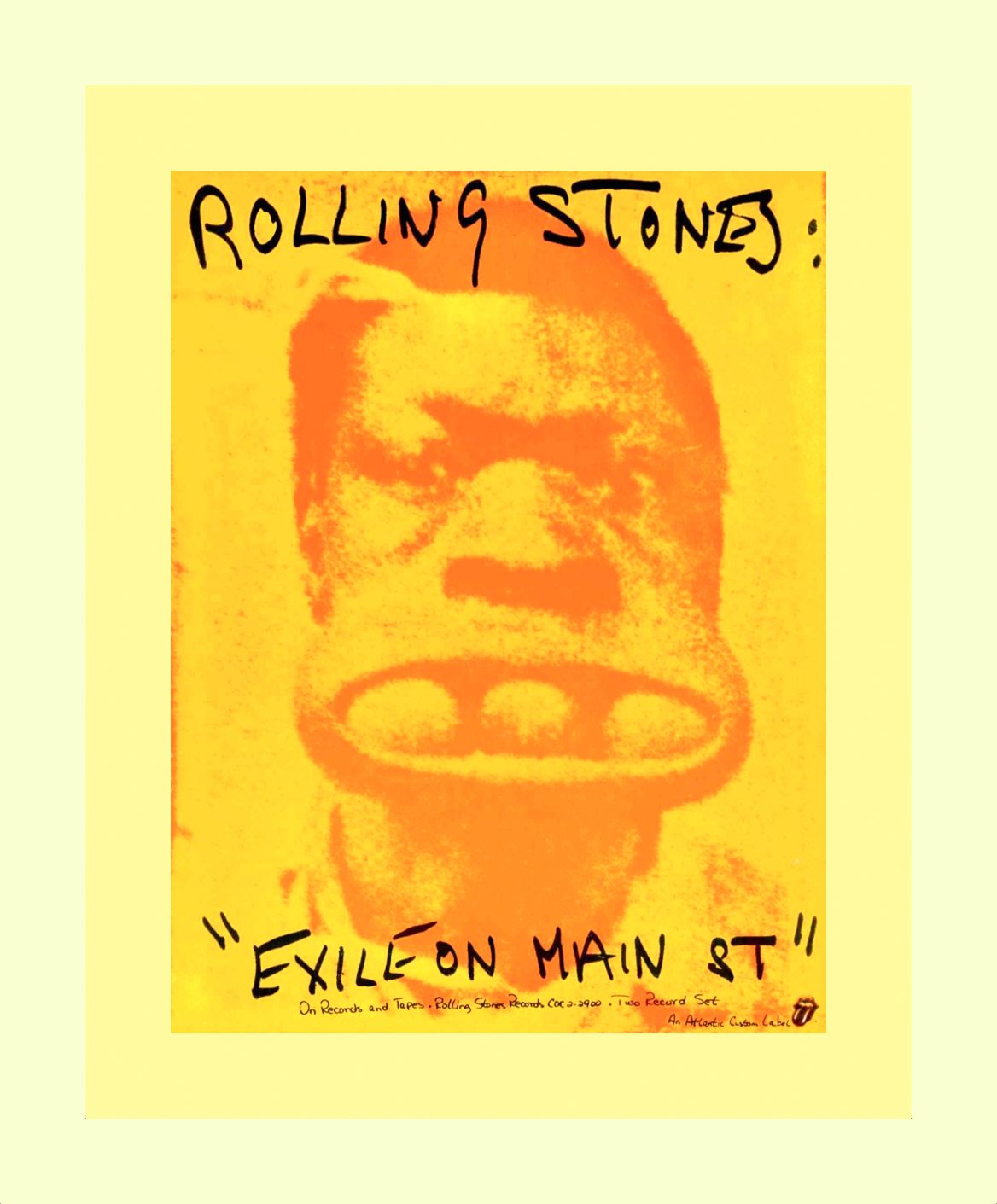 rolling stones album cover exile