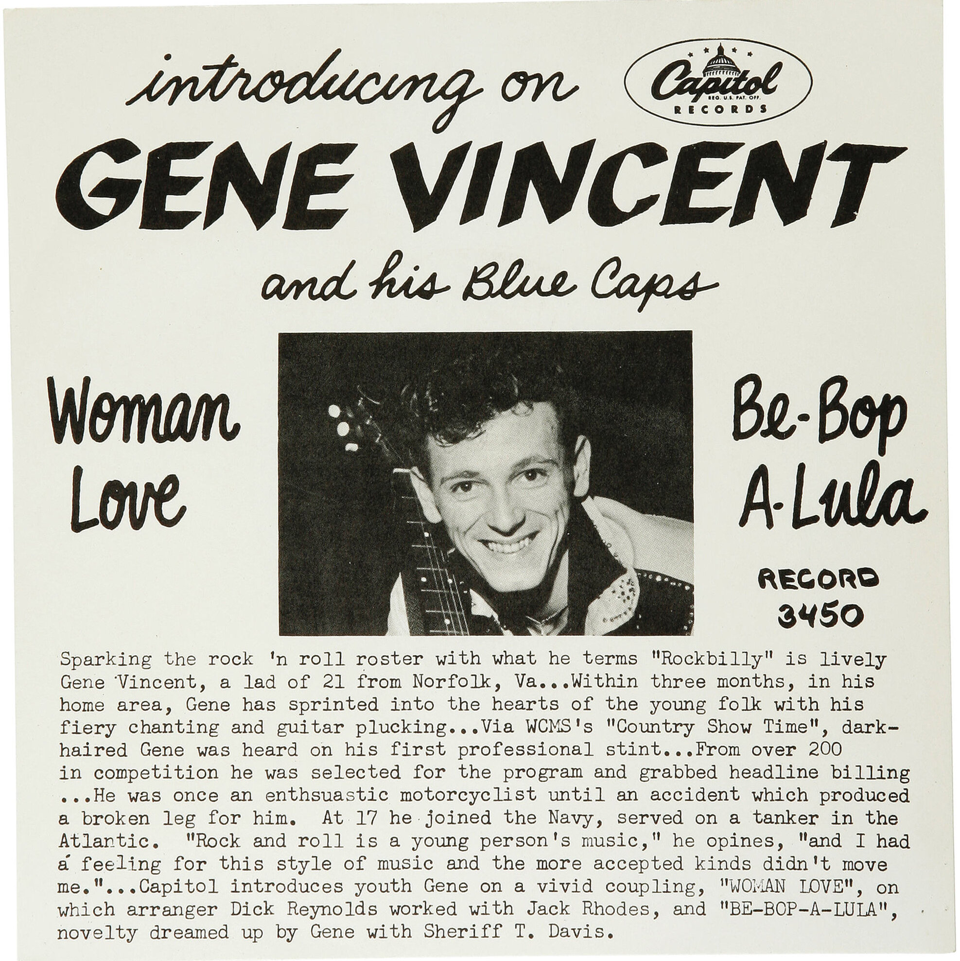 Gene Vincent's Dark Side of Rock & Roll