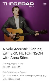 Eric Hutchinson with Anna Stine