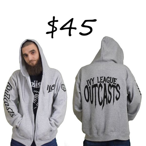 Ivy League Outcasts Hoodie (Zip-Up and Pullover available)