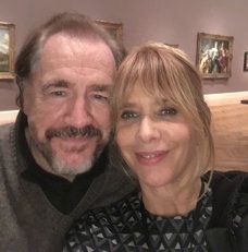 Brian Cox and Rosanna Arquette
