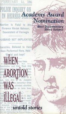 When Abortion Was Illegal: Untold Stories
