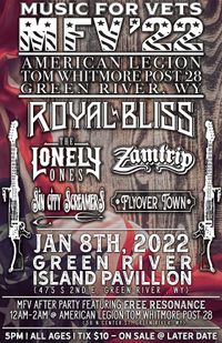 Music For Vets: Royal Bliss, The Lonely Ones, Zamtrip & more