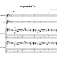 "Anyone But You" Sheet Music