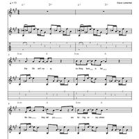 "What You Got" Sheet Music