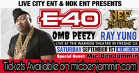 E-40 @ The Warner's Theater special guest Mic BenJammin