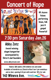Abby Zotz and special guests Concert of Hope