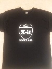 2ND X-IT Logo Black T-Shirt  $15.00 