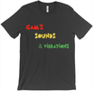 CAM'S SOUNDS AND VIBRATIONS SMP-BLK TEE
