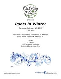 Oak City Voices Presents Poets In Winter