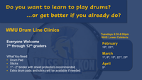 Drum Line Clinics