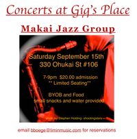 Makai Jazz At Gigs Place