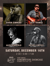 Third Annual Songwriter Showcase