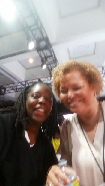 Lisa G. and Debra Lee at 2017 BET
