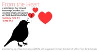 From the Heart - Valentine's Day concert fundraiser for Food Banks Canada