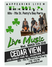 Cedar View, St. Patty's 60s Party