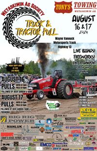 2024 Wetaskiwin Ag Society Truck & Tractor Pull