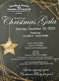 Thorsby & District Chamber of Commerce Christmas Gala