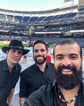 Performing at the Petco Stadium in San Diego - CA
