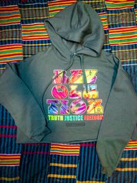 Womans Cropped Fleece Hoody