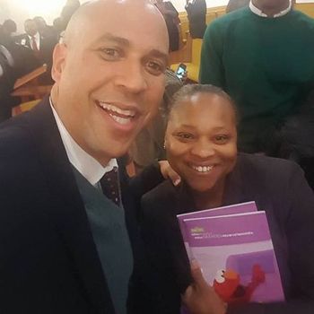 Dr. A. and Senator Corey Booker
