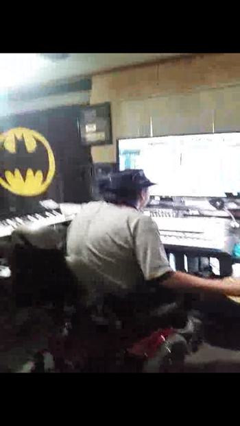 At Bat CAve Studios with Martin G.
