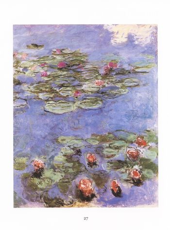 Full page illustrations allow children to see the loose brush strokes that master artist, Monet is known for.
