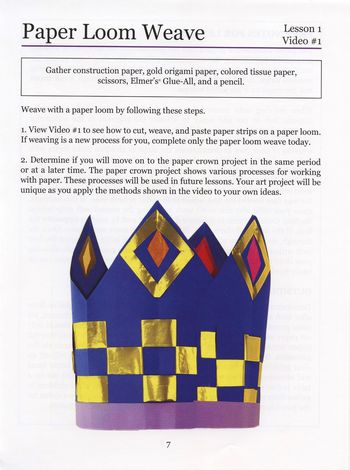 In this video lesson children learn many processes for manipulating paper that they will use throughout the book.
