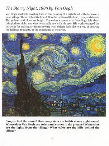 Students discover how artists show their feelings of an experience in art by Van Gogh.

